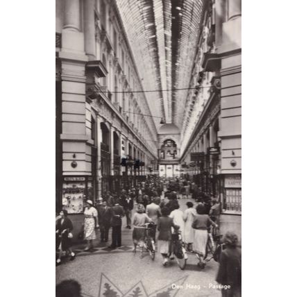 The Haag Passage Sent From British Embassy Old Holland Postcard
