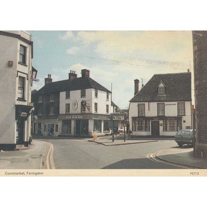 Faringdon Oxford The Nut Tree Pub Cornmarket 1980s Postcard