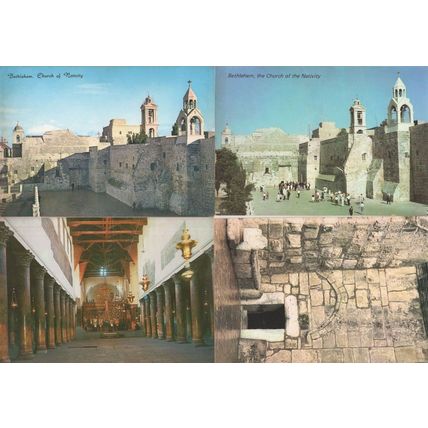 Jerusalem Israel The Church Of The Nativity 4x Postcard s