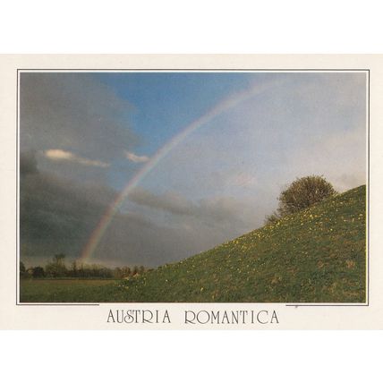 Austria Rainbow Austrian Weather Postcard