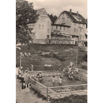Hohenluftkurort FDGB Erholungsheim Hermann Gieseler German Postcard