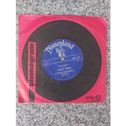 Unknown Artist – Walt Disney Presents The Story Of Robin Hood LLP342 (7" Single)