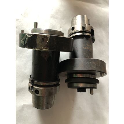 LOT 2 MAPAL K31164-01,31164-01,FACE MILL TOOLHOLDER,HSK-A-63-SHANK, 60mm-DIA.,ez
