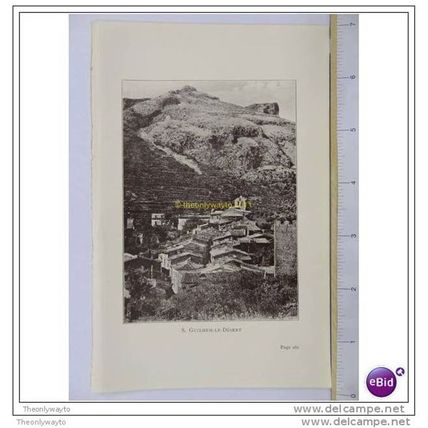 S. GUILHEM-LE-DESERT, CEVENNES, FRANCE, Book Illustration, c1907