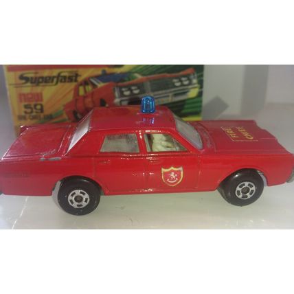 Matchbox Superfast No59 Fire Chief car