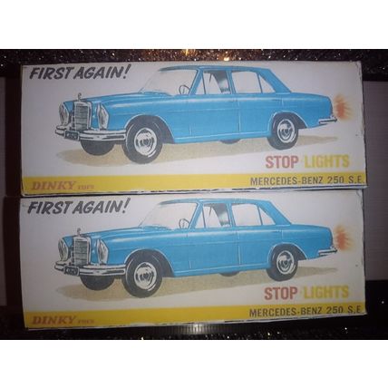 Dinky - 160 Mercedes 250 SE Repro / Copy / Replica Box