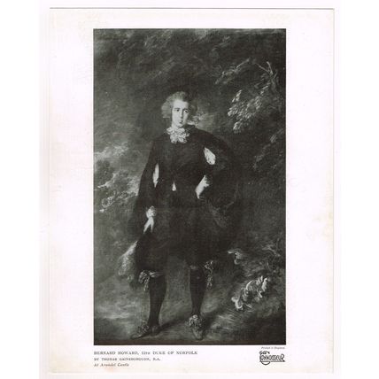 Bernard Howard 12th Duke Of Norfolk by Thomas Gainsborough 1926 Picture Print