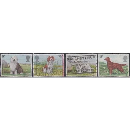 GB, 1979 Dogs set, SG 1075/8 (Scott 851/4), used