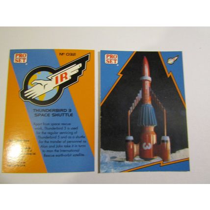 32. Thunderbird 3 Space Shuttle - Thunderbirds IR 1992 PRO SET Trade Card.