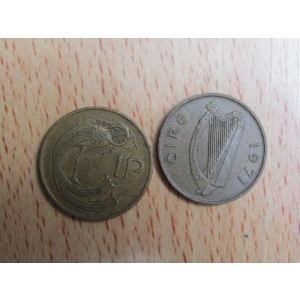 Ireland 1971 1p Coin