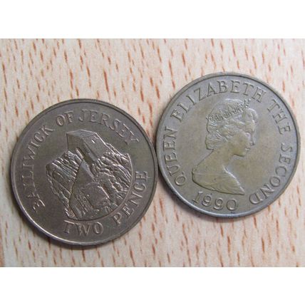 Jersey 1990 Elizabeth ll 2p Coin