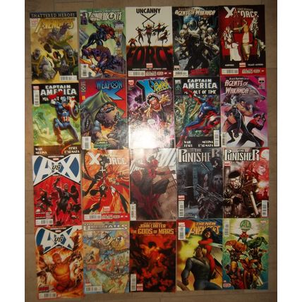 Large Lot Marvel Comics Punisher Daredevil Ultron Avengers John Carter Ultimates