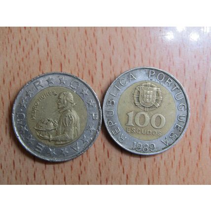Portugal 1989 $100 Escudos Coin