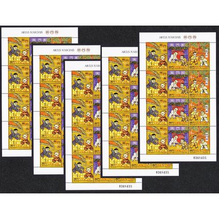 Macao Macau Martial Arts 5 Sheetlets 1997 MNH SG#1018-1020 MI#943-945 Sc#906a