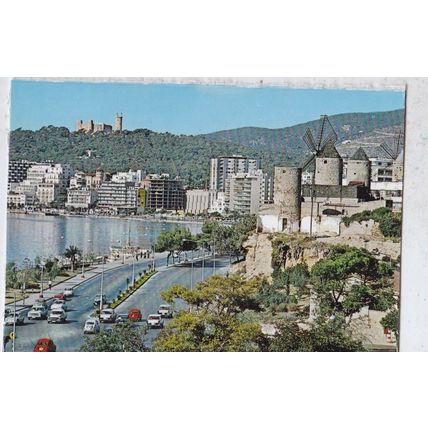 Palma de Mallorca Paseo Maratimo Spain Picture card 10.5x7.5cm VGC