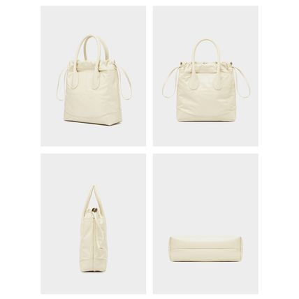 Genuine Leather Women's Handbag Diagonal Cross Bag White