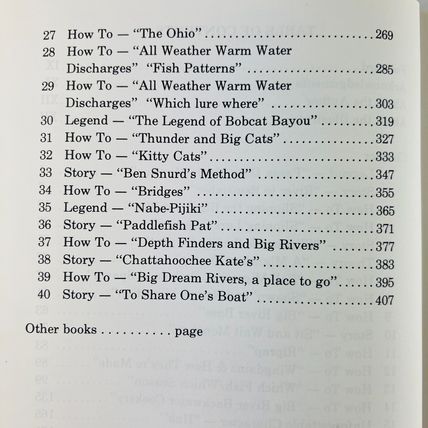 Big River Fishing Adventure Into History Hardcover 1981 by Dan D Gapen