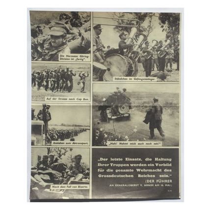 Original WW2 British Air Drop PropagandaLeaflet. - Code G.32 [1943].