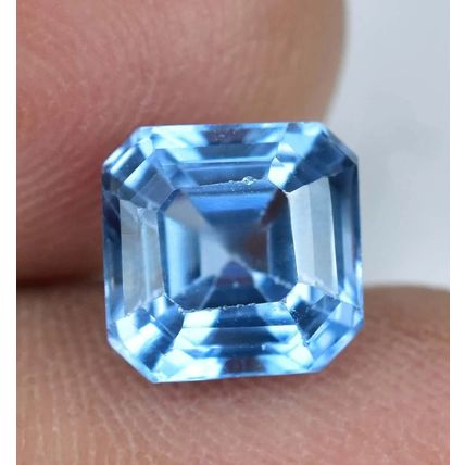 3.85 Ct Natural Blue Aquamarine Emerald Stunning Loose Gemstone