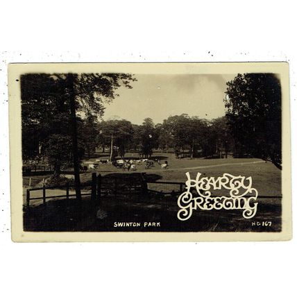 Yorkshire postcard Swinton Park