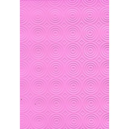 5"x7" Embossed Card. 10 Sheets. Circles (39). Cardmaking Scrapbooking Crafts