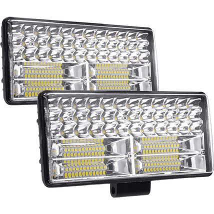 HUSUKU Led Work Light for Truck, 9 Inch 12-80V 84LED 32000Lm 250W Spot & Flood C