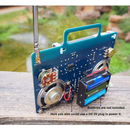 AM/FM Radio Kit | Soldering Project DIY Kit for Practicing Teaching Electronics