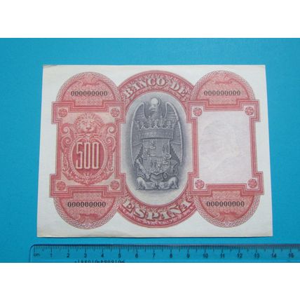 Espana Spain 1927 500 Pesetas Banknote Reproduction - 151