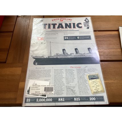 ICOLLECTZONE BOX LOTS & COLLECTIONS GB Titanic Sheet lot ( LG005)