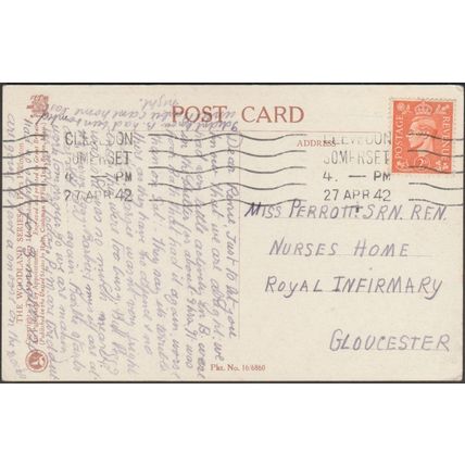 Flora Pilkington - And the Hyacinth Purple, 1942 - Medici Society Postcard
