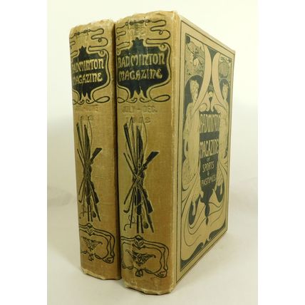 Antique The Badminton Magazine 2x Volume Book Set 1912 Illustrated Olympics &c