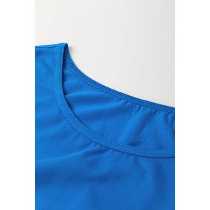 Blue Sun Graphic Casual Tank Top