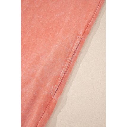 Flamingo Mineral Wash Tank Mini Dress with Pockets