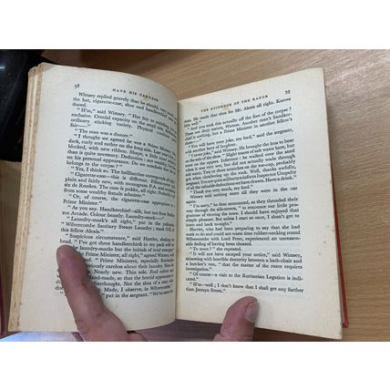 RARE* 1936 DOROTHY L SAYERS "HAVE HIS CARCASE" MYSTERY FICTION HB BOOK (P3)