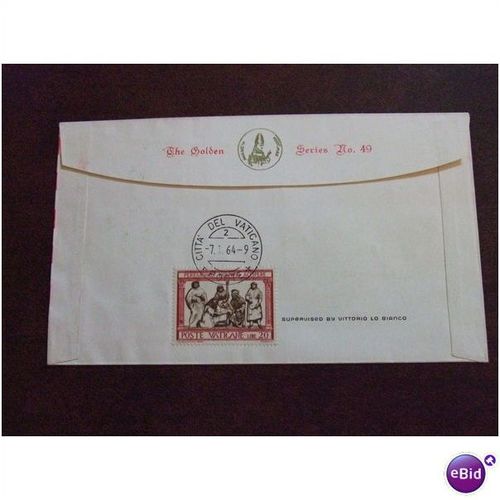 Jordan 1964 Red Cross Pope Paul VI Bethlehem Nativity Cover Religion