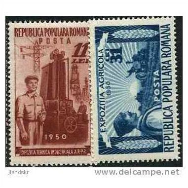 1951 Michel 1252A/1253A - MNH (**)