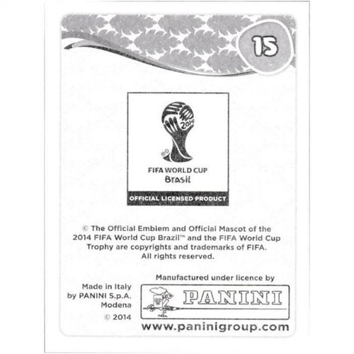 2014 Panini World Cup Soccer Stickers - #15 - Stadium Curitiba/2