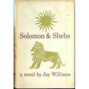 Solomon & Sheba :: Jay Williams novel :: 1959 HB w/ DJ :: FREE Shipping