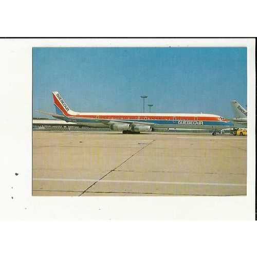 Aviation QUEBECAIR DC8-63 Postcard by Editions P.I. (466)