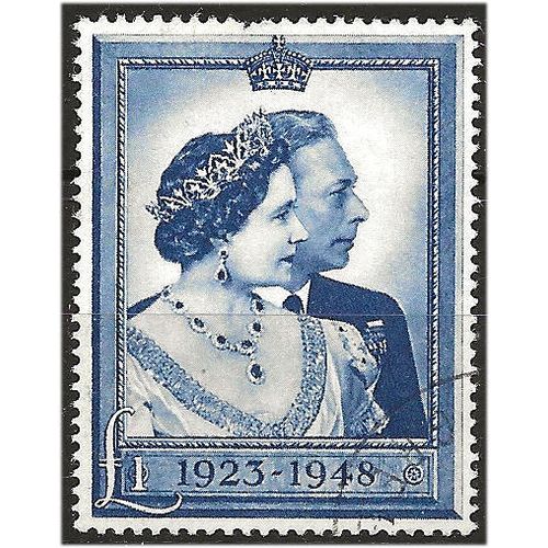 1948 SG494 £1 Royal Silver Wedding (PP) else Very Fine Used