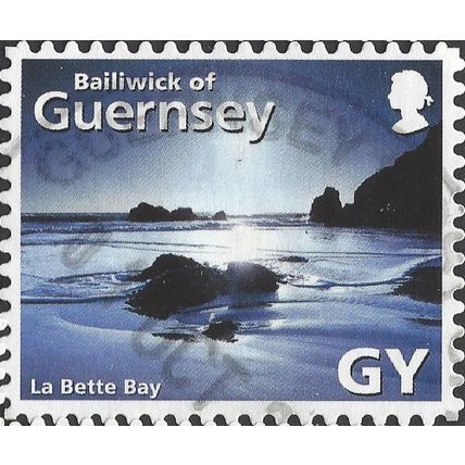 GUERNSEY, La Bette Bay, blue 2008, GY, #4