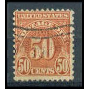 Used J86 50c Postage Due Barely Clears WA1470