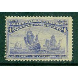 233 4c Fleet of Columbus Just Clears MNH I0084