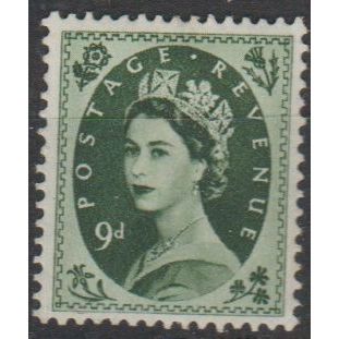 SG: 526 MH 1954 Tudor crown Cat £ 23