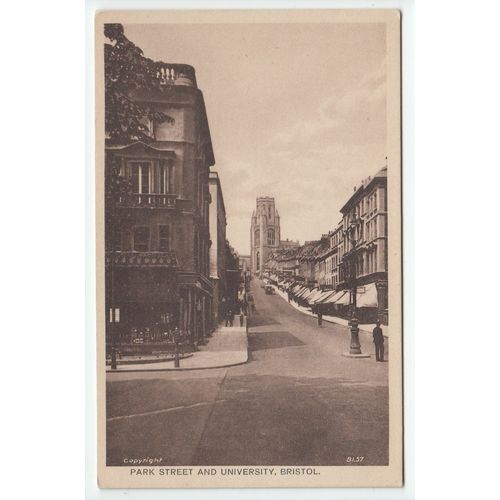 Park Street and University Bristol Postcard