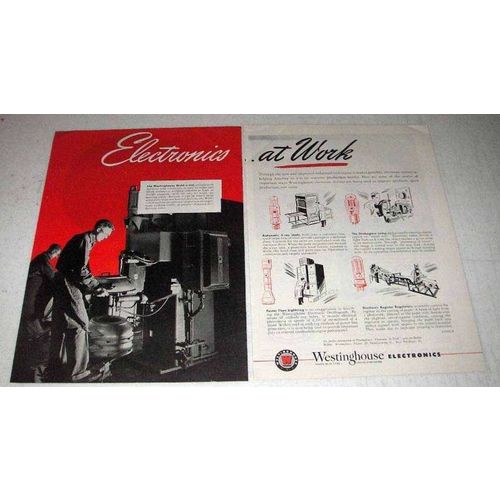1943 Westinghouse Electronics Ad - Weld-O-Trol
