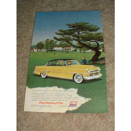 1954 Plymouth Belvedere Sport Coupe, Pebble Beach NICE!