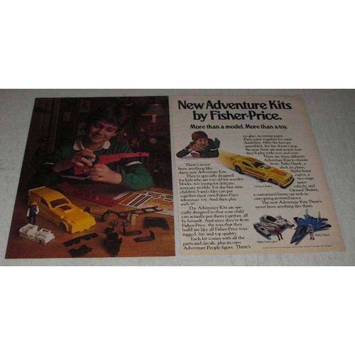 1982 Fisher-Price Adventure Kits Ad - Ground Shaker