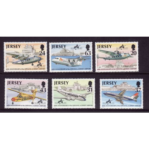 JERSEY 1993 ROYAL AIR FORCE SET 6 VALS U/M MINT