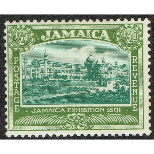 Jamaica 1921 ½d Green and Olive Green wmk Script CA SG94 MM